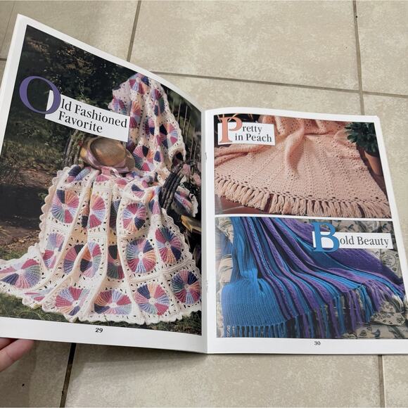 Set Of 3: Afghan Crochet Instruction Books - All Never Used! - Picture 12 of 13